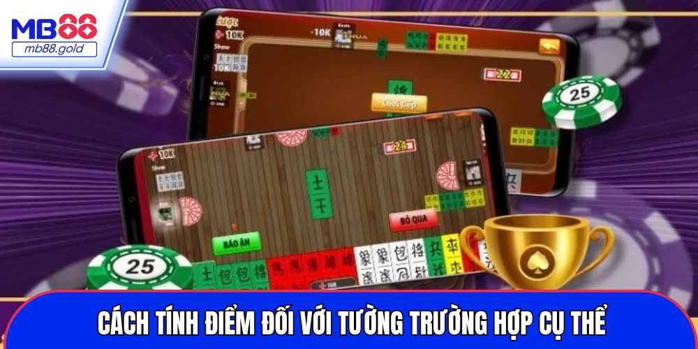 Cách tính điểm đối với tường trường hợp cụ thể